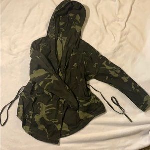 Shein, Dark Camo Tie Jacket